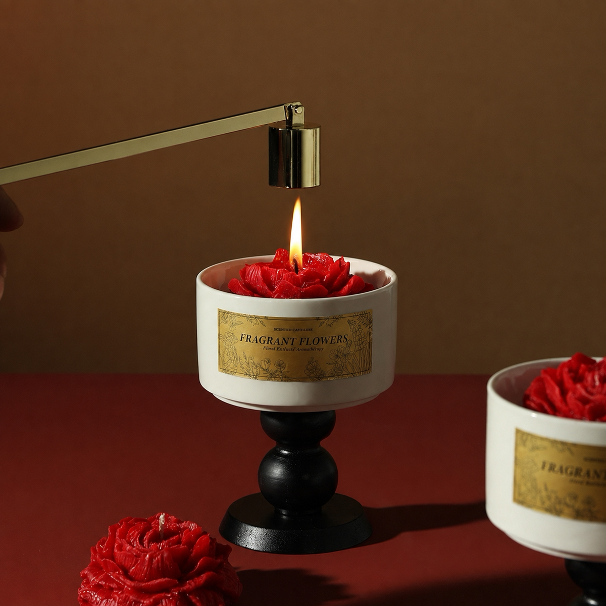 Bougie Camélia — Coffret Cadeau