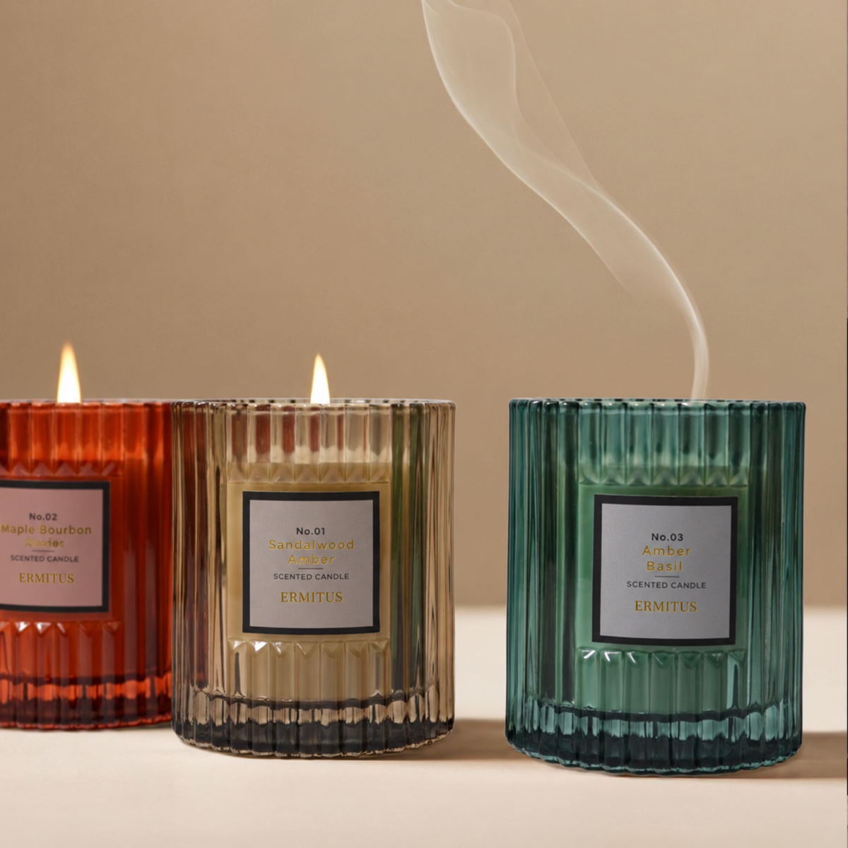 Bougies aux épices — Cire de Soja